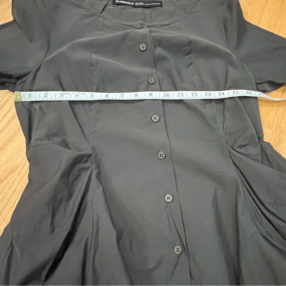 Rundholz Brown Cotton Button Down Shirt Blouse - Picture 9 of 11